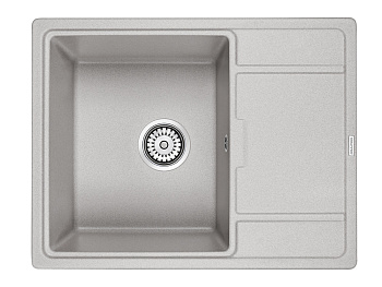 Кухонная мойка Paulmark FLUGEN 50-650 PM216550-GR 65х50 цвет серый